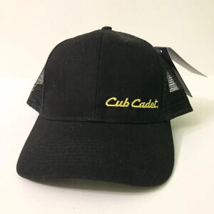 Cub Cadet Trucker  Hat Snap Back Black Fersten Worldwide